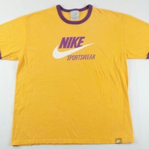Vintage Nike Swoosh Gray Tag T-Shirt Adult XL